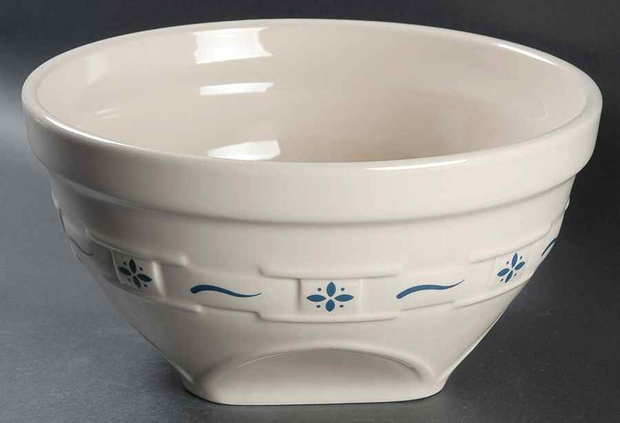 Woven Traditions Classic Blue 10" Mixing Bowl by Longaberger-1