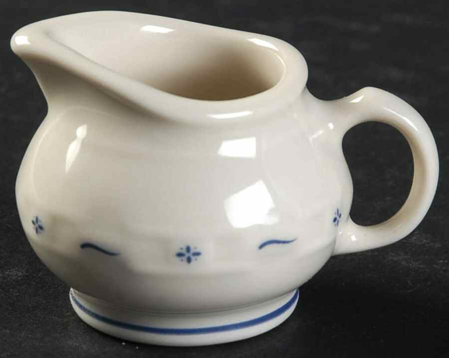 Woven Traditions Classic Blue Miniature Creamer by Longaberger-1
