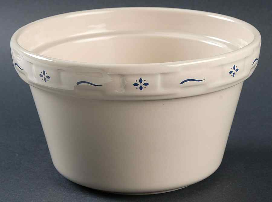 Woven Traditions Classic Blue 1 Qt Round Casserole No Lid by Longaberger-1