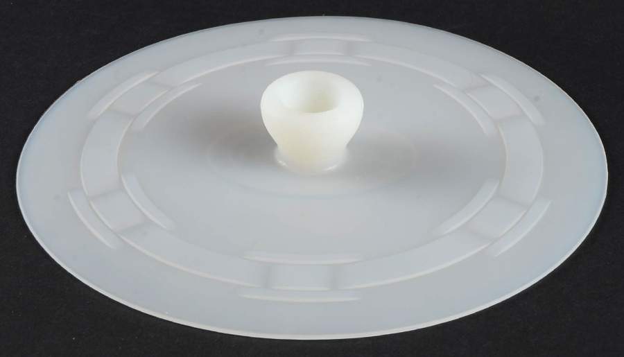 Woven Traditions Classic Blue 8" Round Silicone Cover by Longaberger-1
