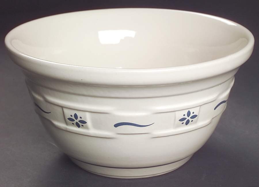 Woven Traditions Classic Blue 8" Mixing Bowl by Longaberger-1