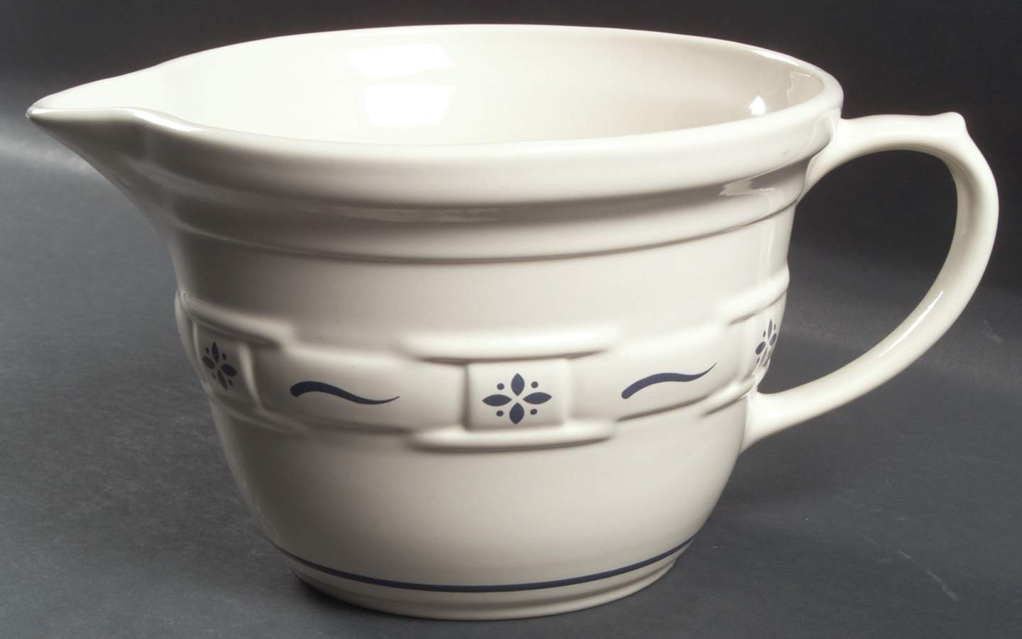 Woven Traditions Classic Blue Batter Bowl by Longaberger-1