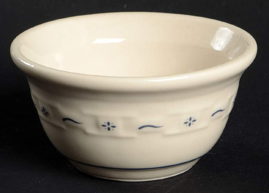 Woven Traditions Classic Blue 3" Miniature Mixing Bowl by Longaberger-1