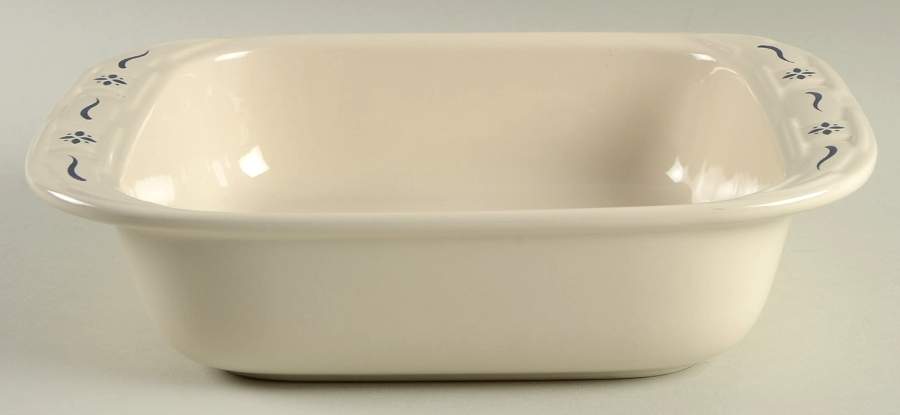 Woven Traditions Classic Blue 11" Square Baker by Longaberger-1