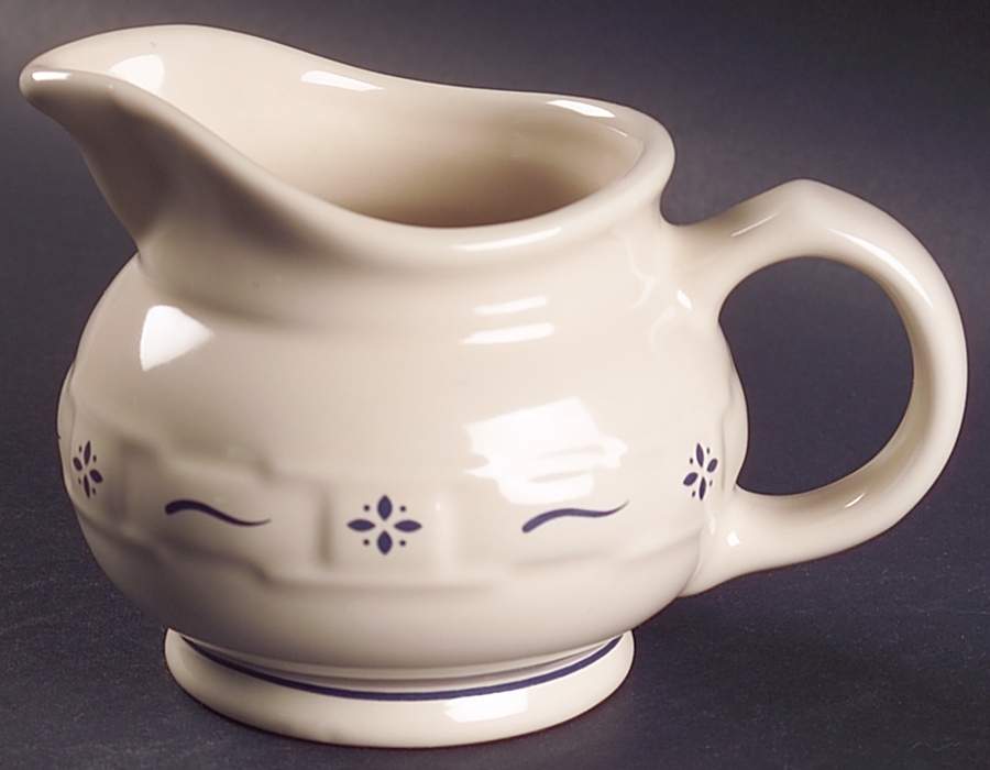 Woven Traditions Classic Blue Creamer by Longaberger-1