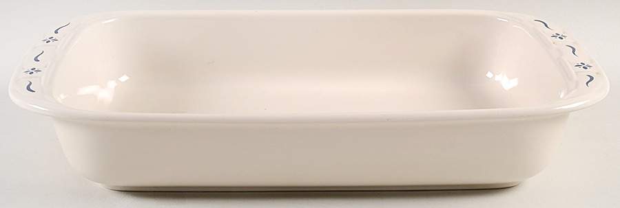 Woven Traditions Classic Blue 15" Rectangular Baker by Longaberger-1
