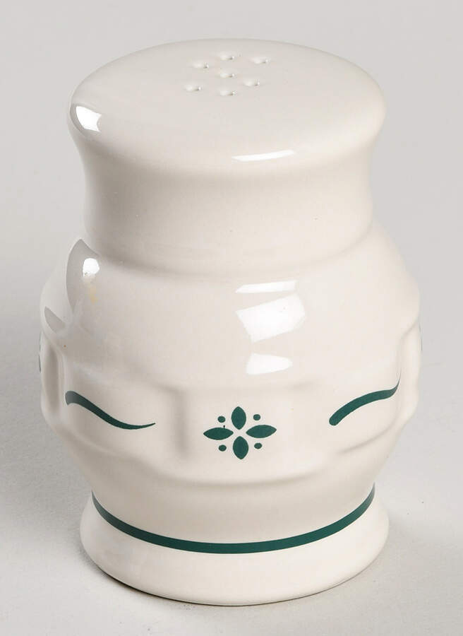 Woven Traditions Heritage Green Salt Shaker by Longaberger-1