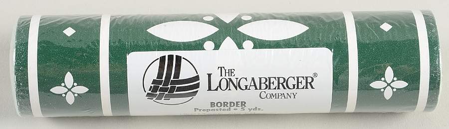 Woven Traditions Heritage Green Wallpaper Border by Longaberger-1
