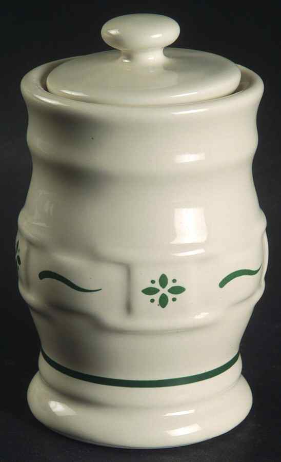 Woven Traditions Heritage Green 3" Storage Jar & Lid by Longaberger-1