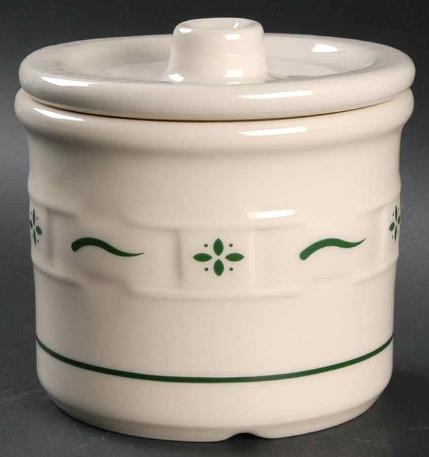 Woven Traditions Heritage Green Candy Jar & Lid by Longaberger-1