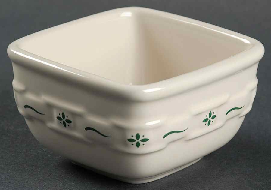 Woven Traditions Heritage Green Dessert Bowl by Longaberger-1