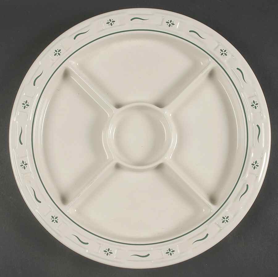 Woven Traditions Heritage Green 5-Part Relish by Longaberger-1