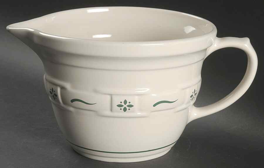 Woven Traditions Heritage Green Batter Bowl by Longaberger-1