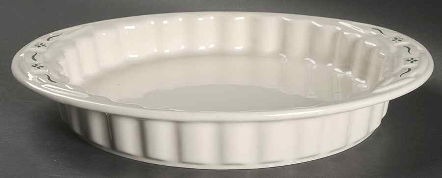 Woven Traditions Heritage Green 11'' Quiche by Longaberger-1