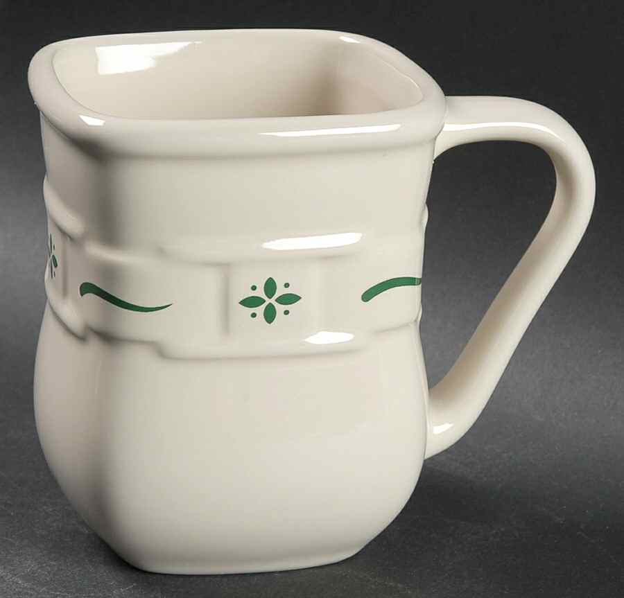 Woven Traditions Heritage Green Mug by Longaberger-1