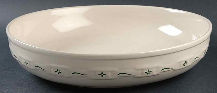 Woven Traditions Heritage Green 13" Round Serving Bowl by Longaberger-1