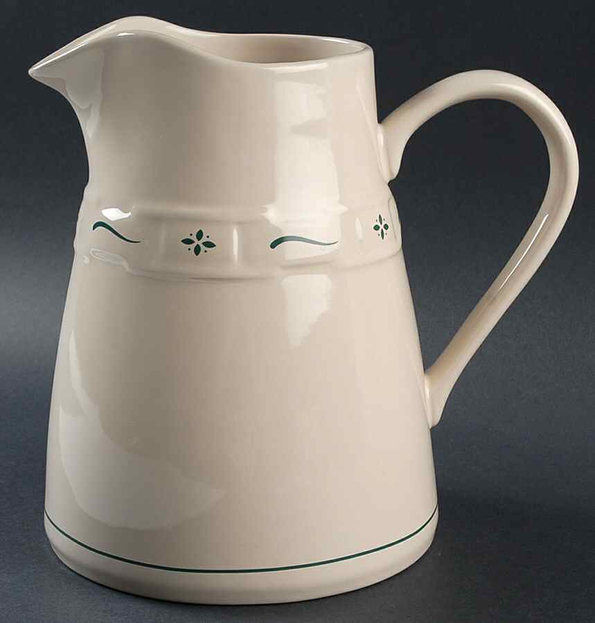 Woven Traditions Heritage Green 88 Oz Pitcher by Longaberger-1