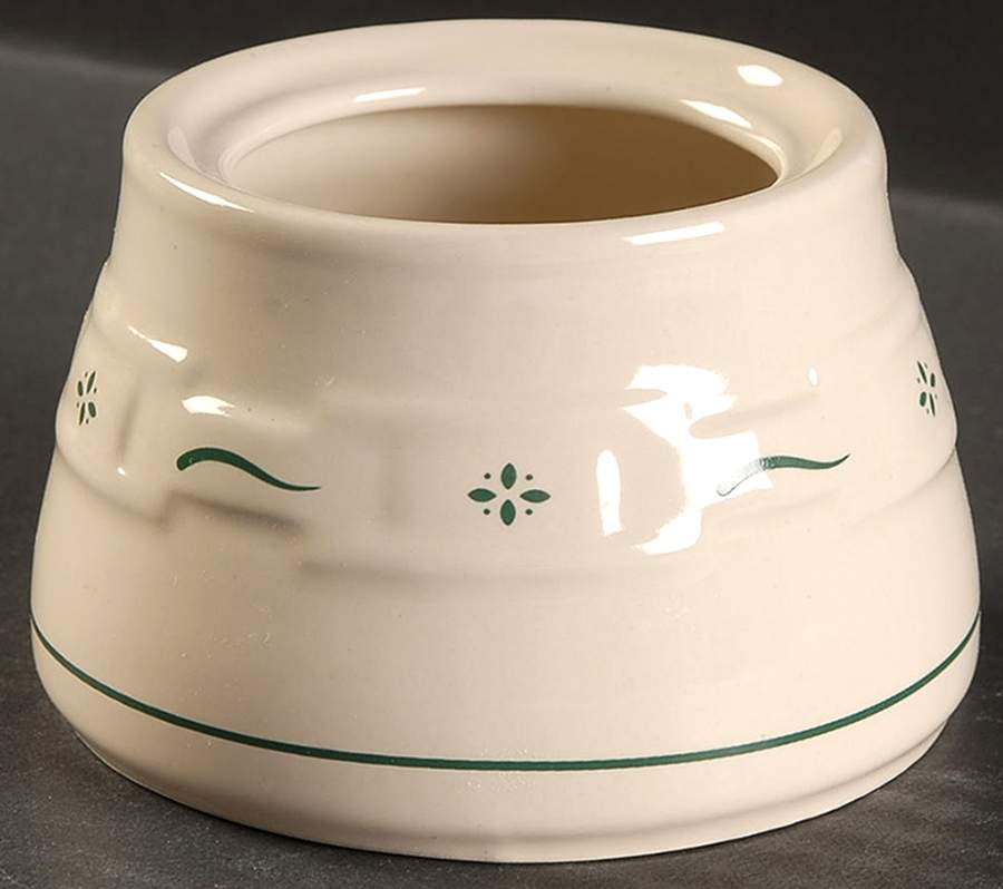 Woven Traditions Heritage Green Sugar Bowl No Lid by Longaberger-1