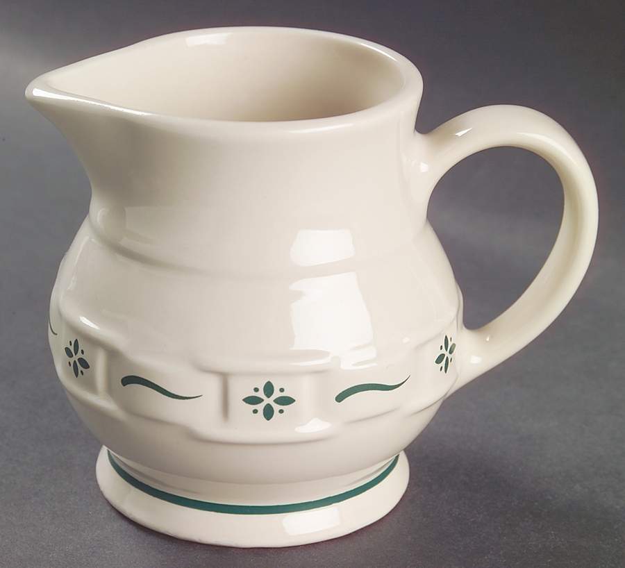 Woven Traditions Heritage Green Creamer by Longaberger-1