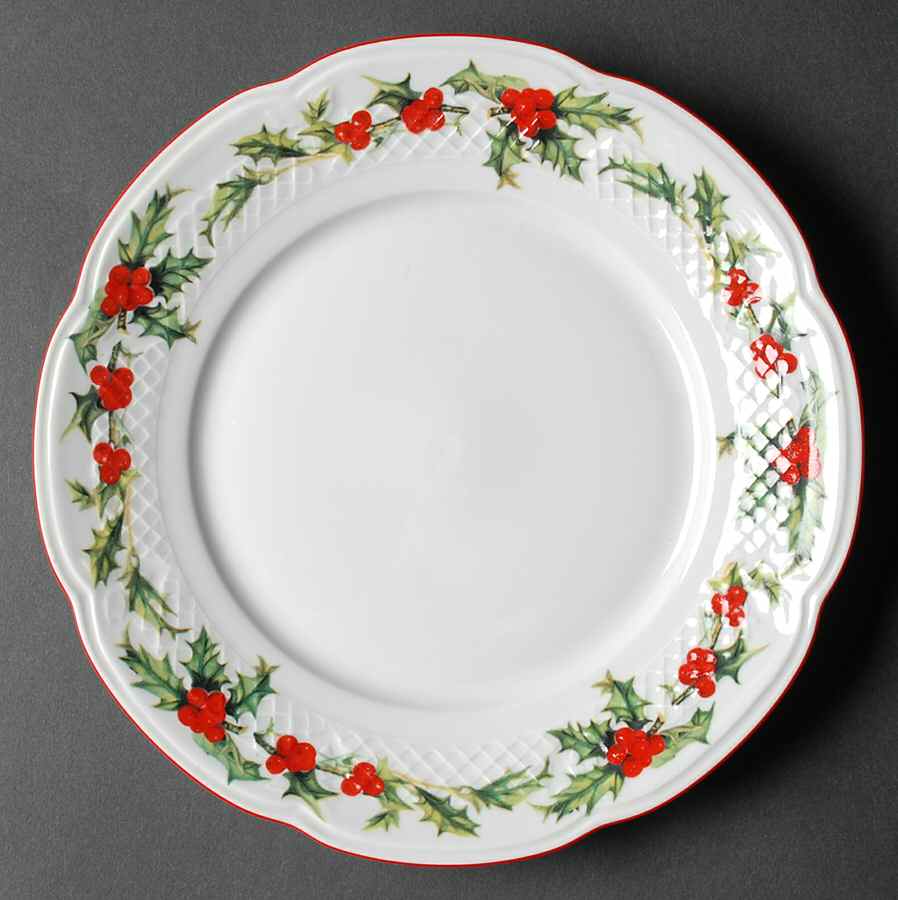 Holly Dinner Plate by Louis Lourioux-1