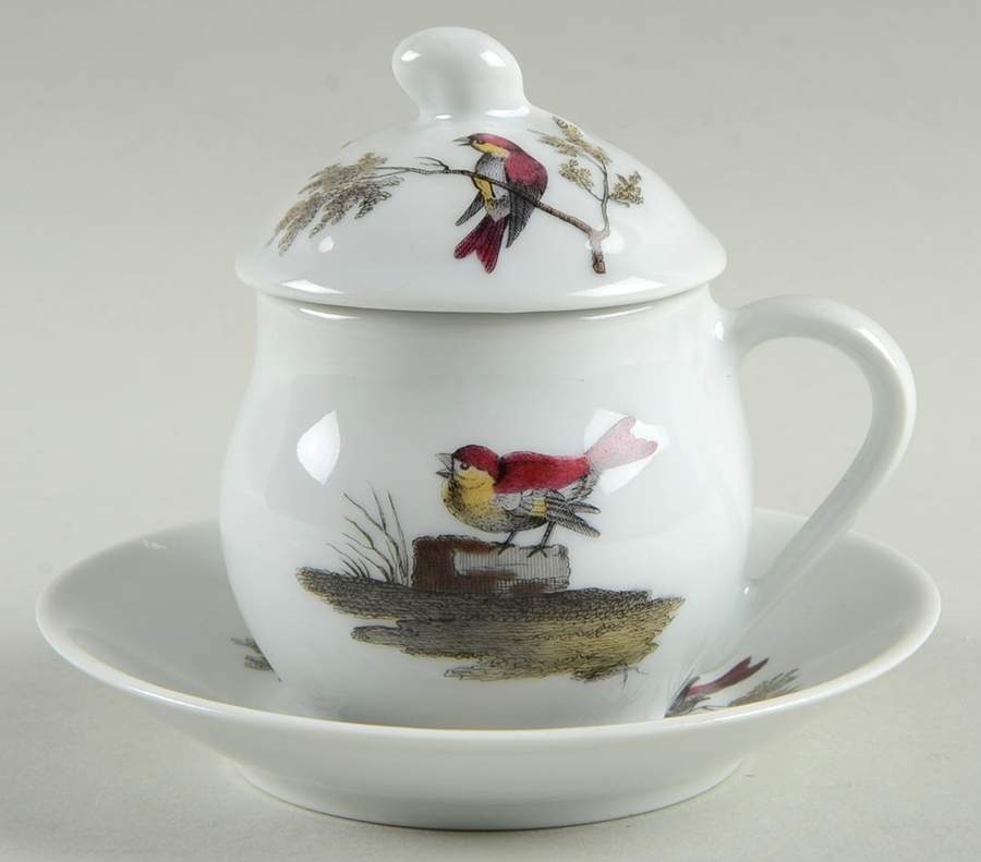 LOL4 (3 Pc) Pot de Creme (Lid, Base & Underplate) by Louis Lourioux-1