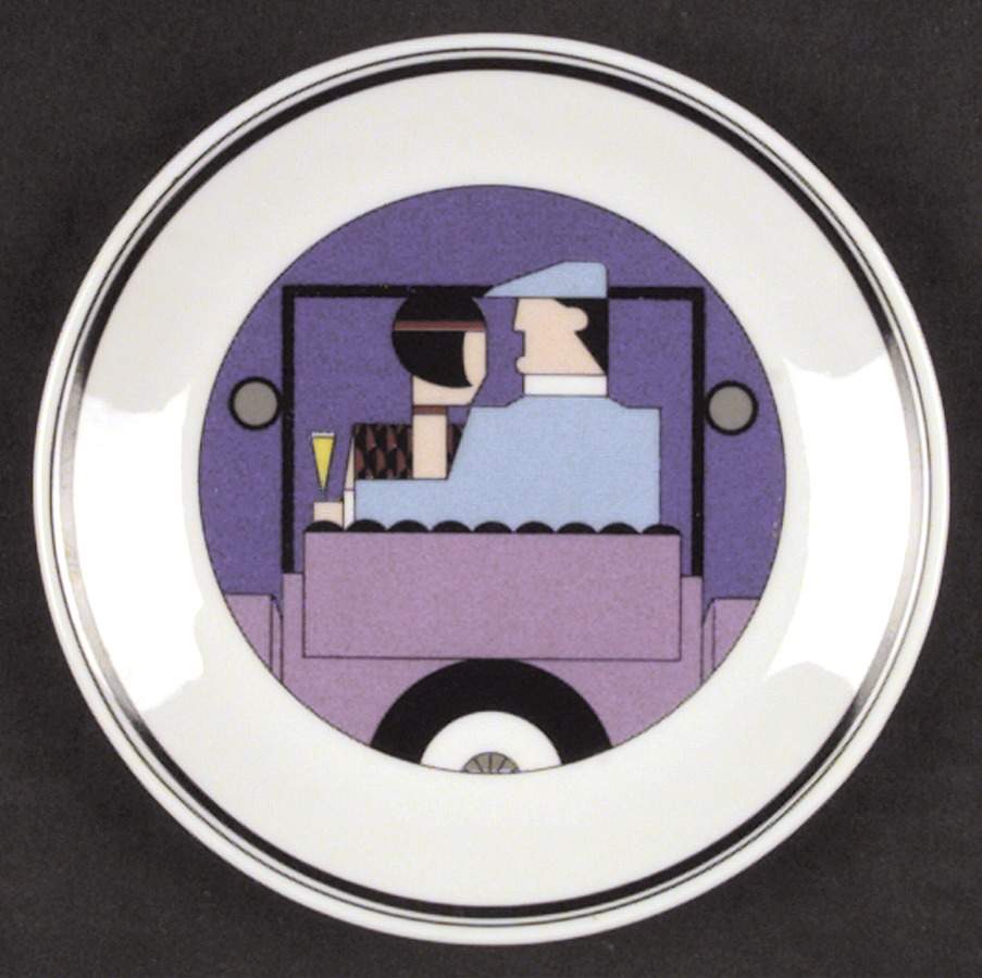 Roaring Twenties Bread & Butter Plate by Louis Lourioux-1