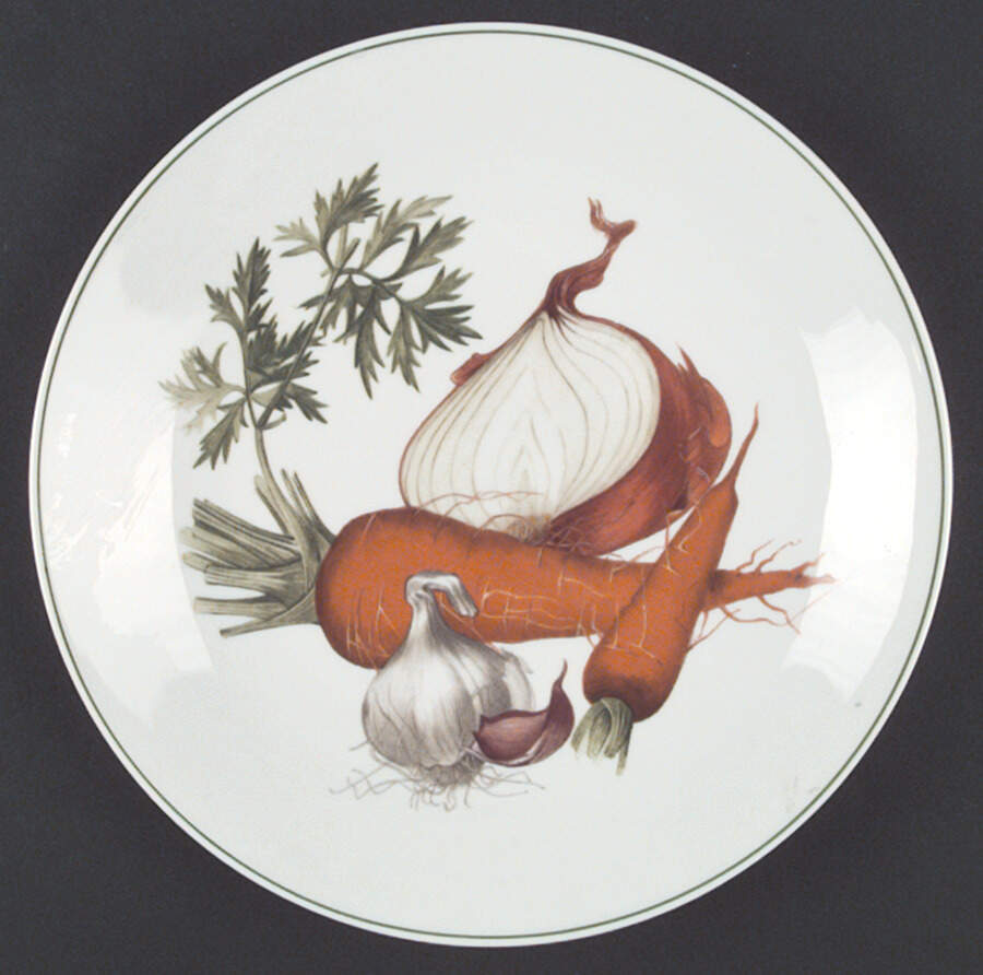 Vegetables Dinner Plate by Louis Lourioux-1