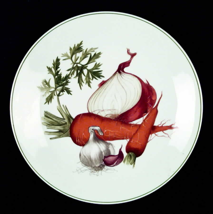 Vegetables Dinner Plate by Louis Lourioux-1
