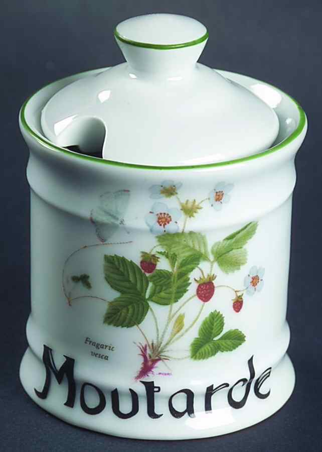 Vesca Mustard Jar & Lid by Louis Lourioux-1