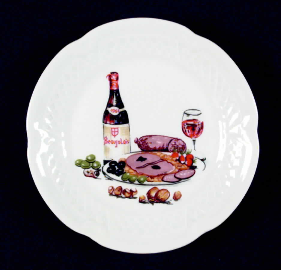 Wine & Cheese Canape Plate by Louis Lourioux-1