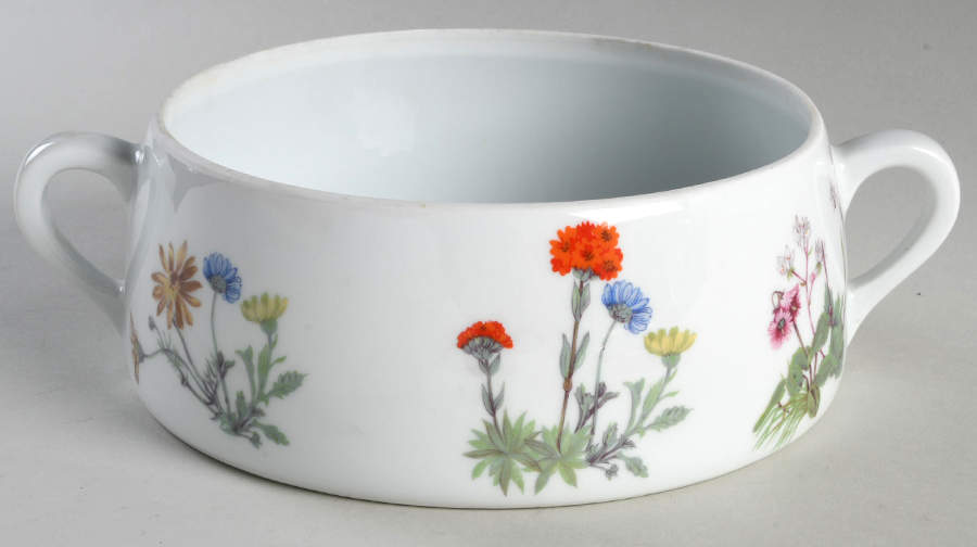 Wild Flower 1.25 Qt Round Casserole No Lid by Louis Lourioux-1