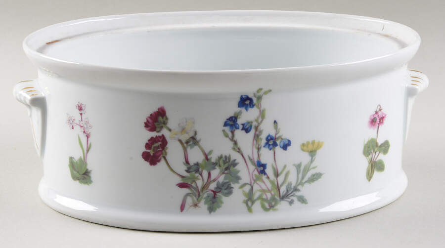 Wild Flower 2 Quart Oval Covered Casserole No Lid by Louis Lourioux-1