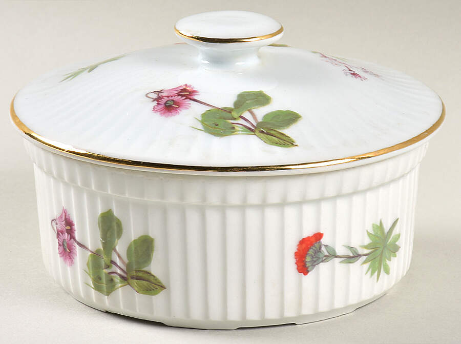 Wild Flower Individual Casserole & Lid by Louis Lourioux-1