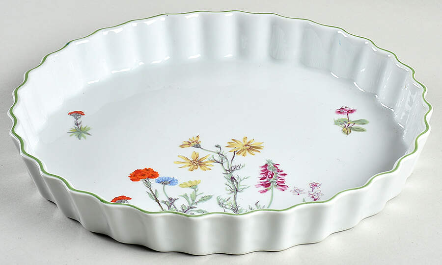 Wild Flower 12" Quiche by Louis Lourioux-1