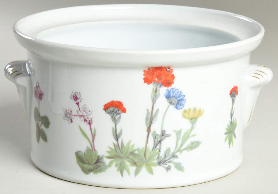 Wild Flower 1.25 Qt Round Casserole No Lid by Louis Lourioux-1