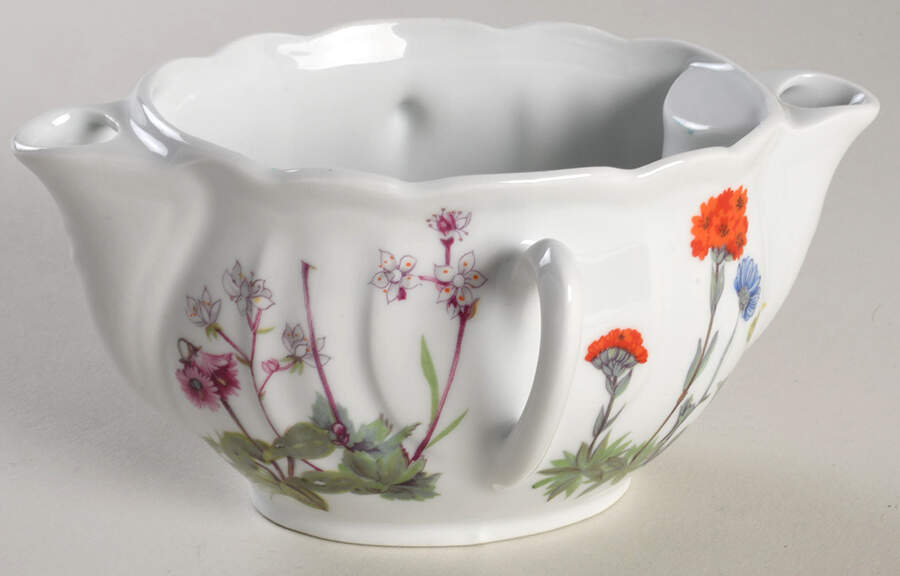 Wild Flower Open Sauce Boat by Louis Lourioux-1