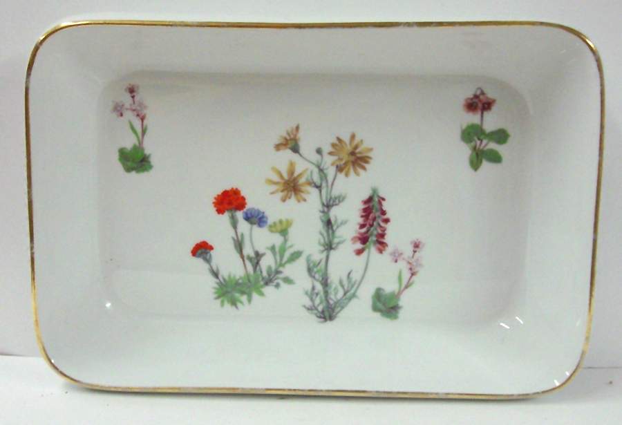 Wild Flower 12" Rectangular Baker by Louis Lourioux-1