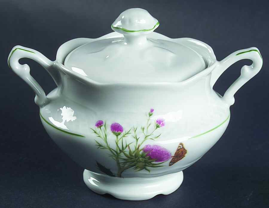 Wild Flower Sugar Bowl & Lid by Louis Lourioux-1