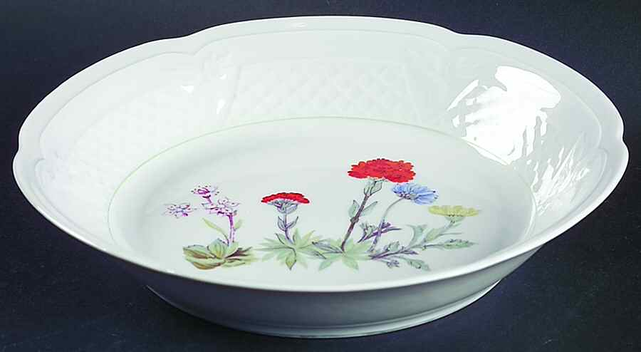 Wild Flower Coupe Soup Bowl by Louis Lourioux-1