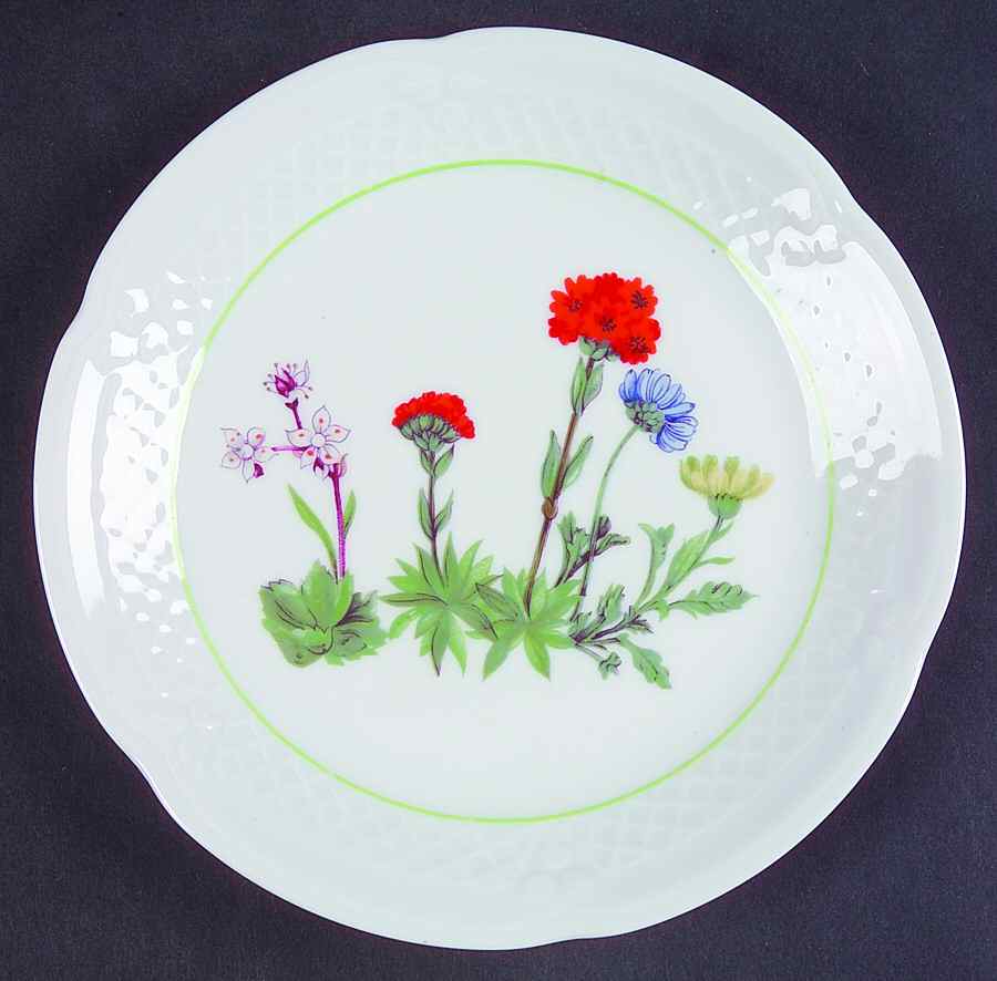 Wild Flower Bread & Butter Plate by Louis Lourioux-1