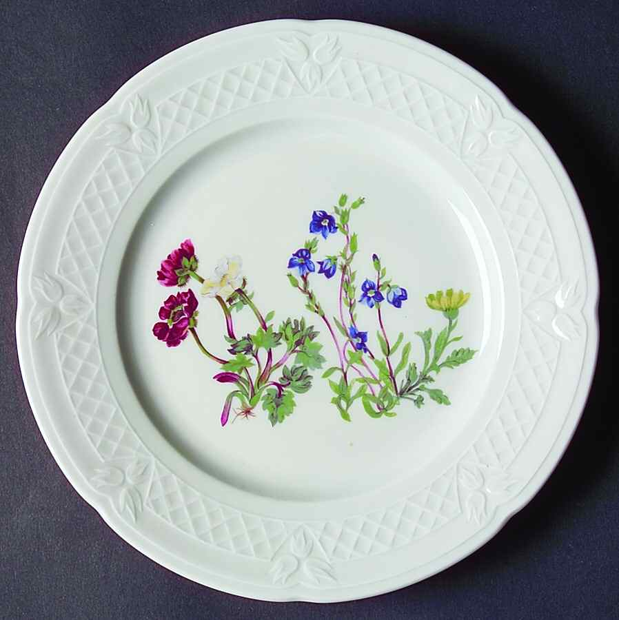 Wild Flower Salad Plate by Louis Lourioux-1