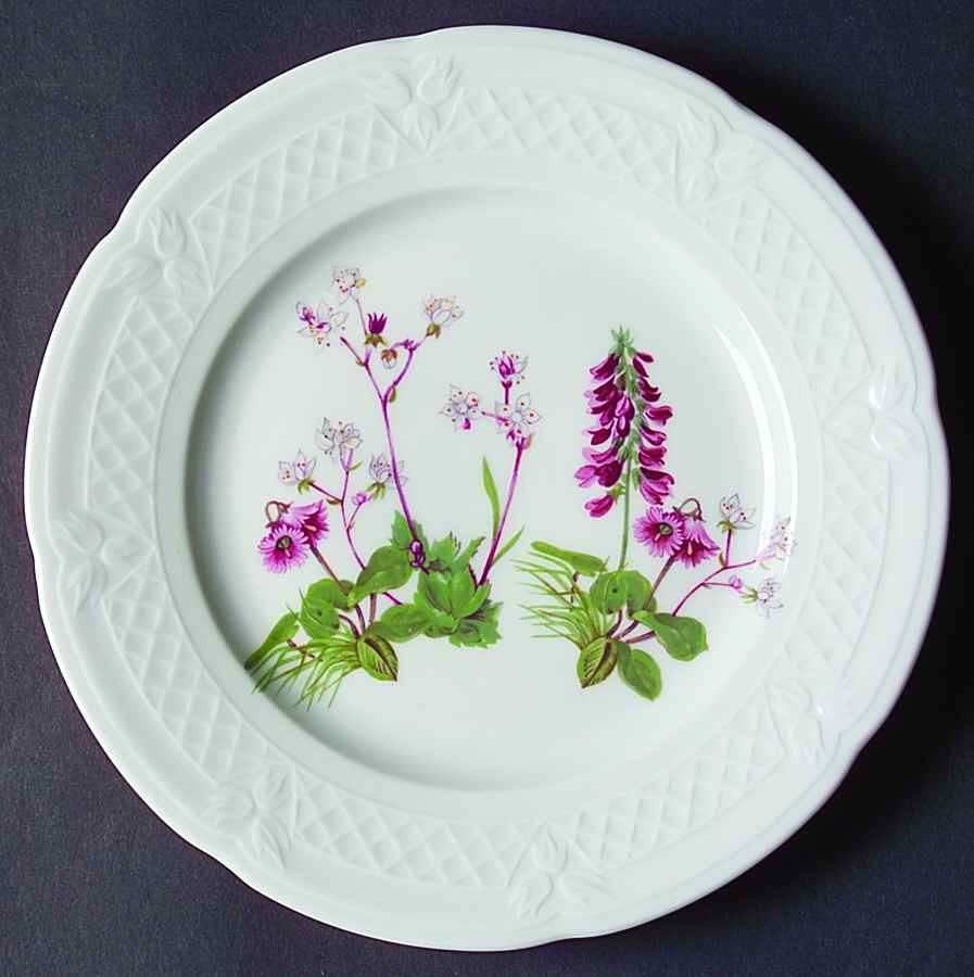 Wild Flower Salad Plate by Louis Lourioux-1