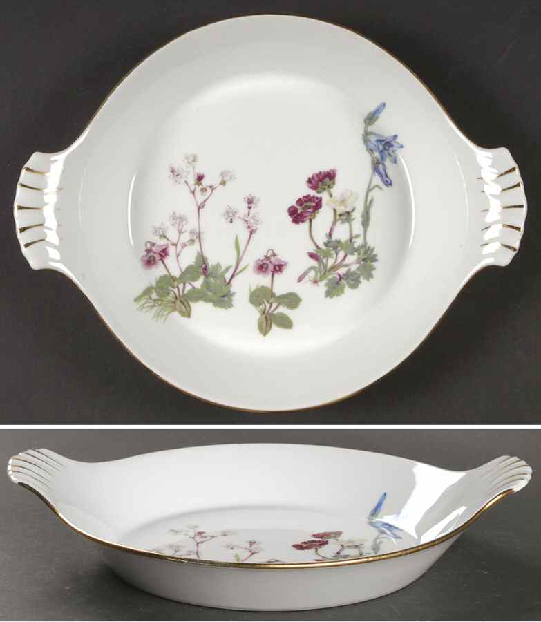 Wild Flower 9" Shirred Egg Dish by Louis Lourioux-1