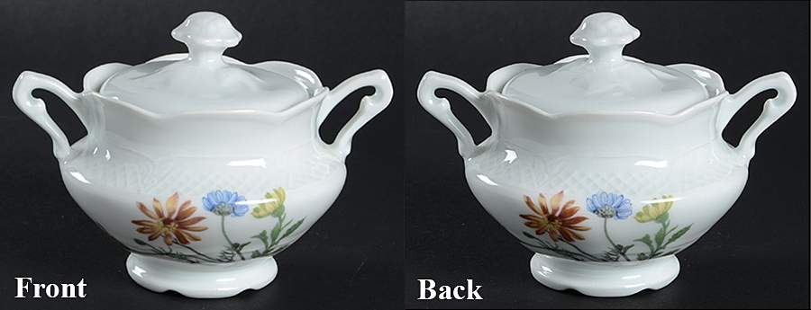 Wild Flower Sugar Bowl & Lid by Louis Lourioux-1