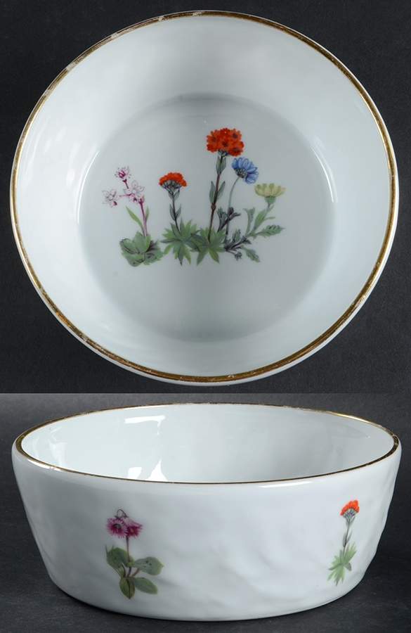 Wild Flower 7" Round Vegetable Bowl by Louis Lourioux-1