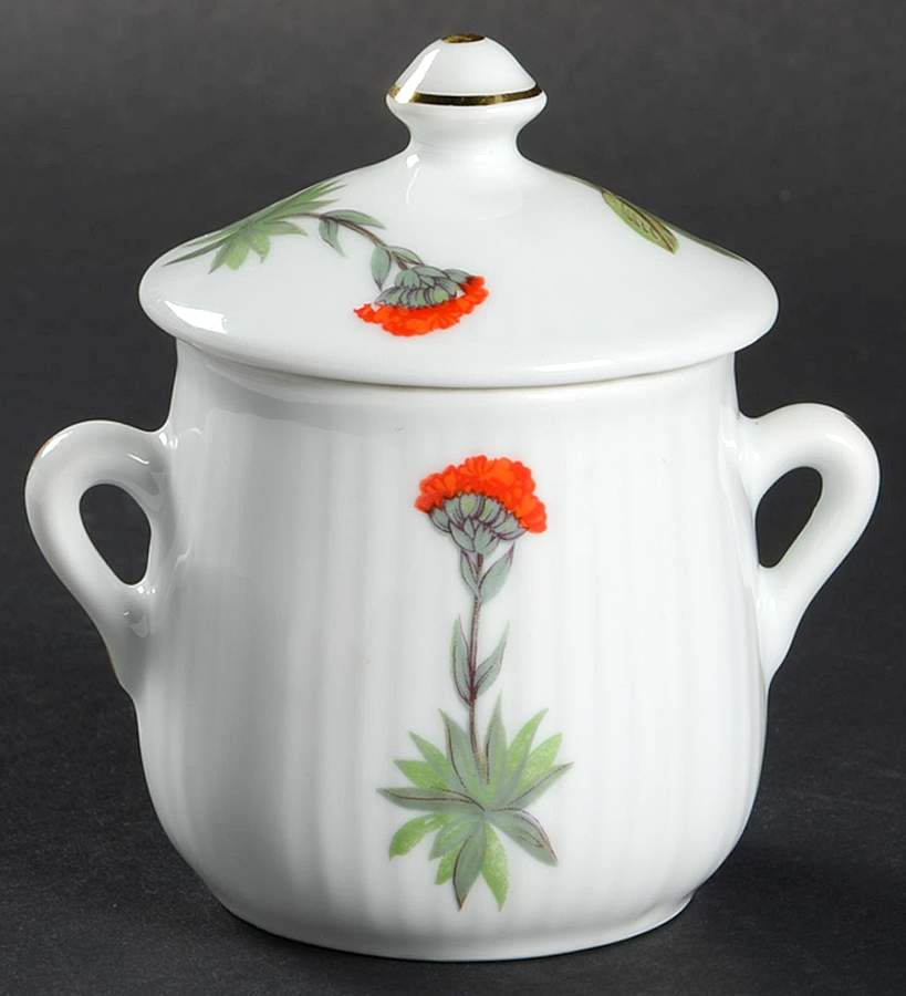Wild Flower 2 Pc Pot de Creme w/Lid & Base by Louis Lourioux-1