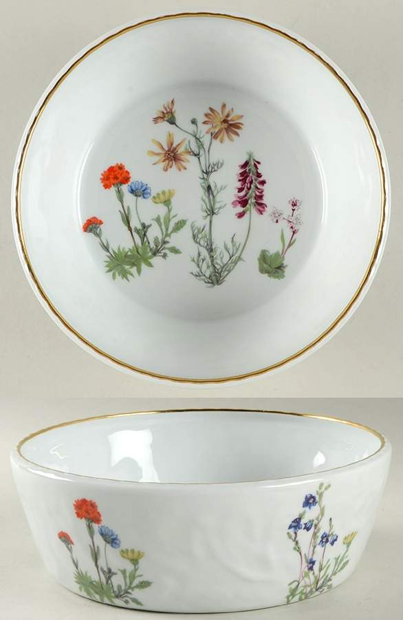 Wild Flower 8" Round Open Casserole by Louis Lourioux-1