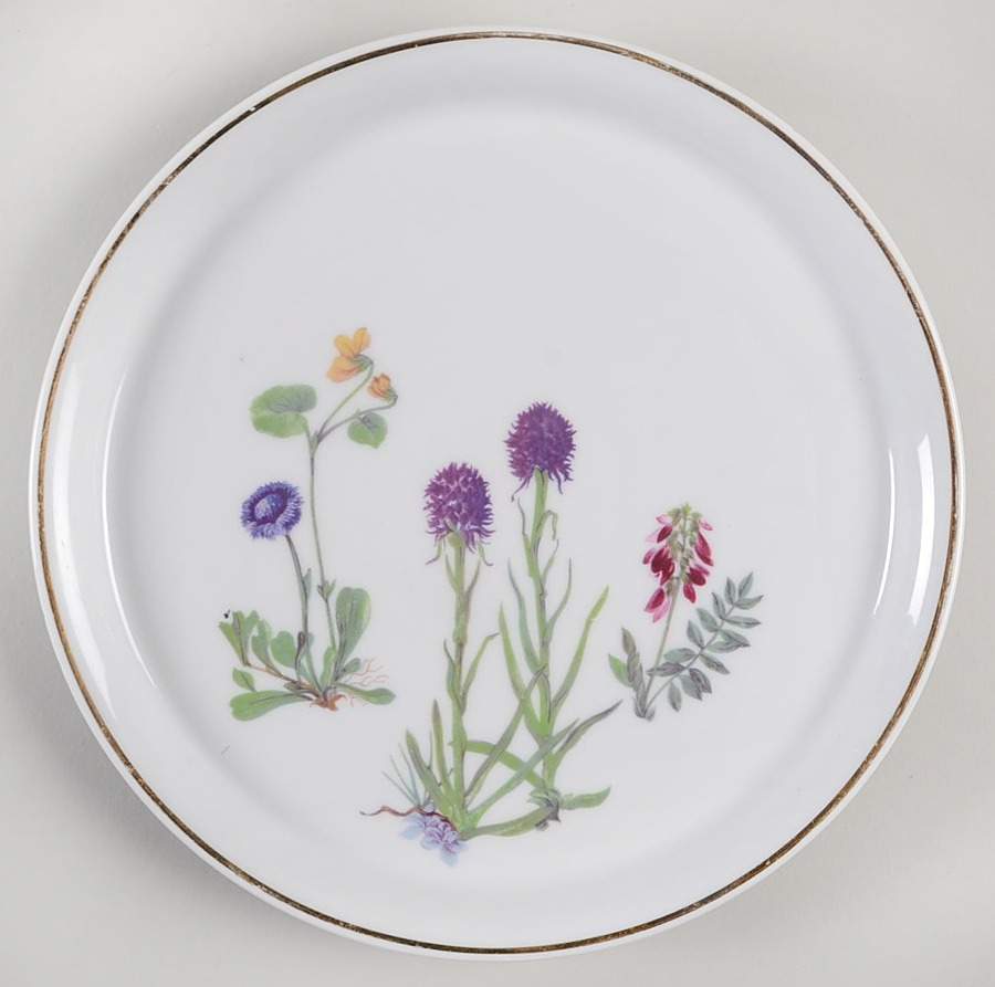 Wild Flower Tray for (7 Pc) Pot de Creme Set by Louis Lourioux-1