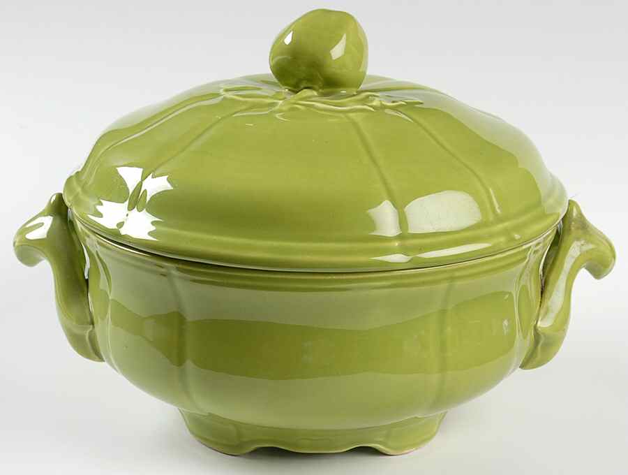 Argent Green Round Covered Vegetable by Longchamp-1