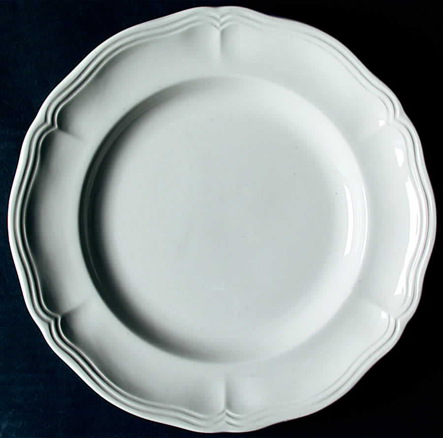 Argent White Dinner Plate by Longchamp-1